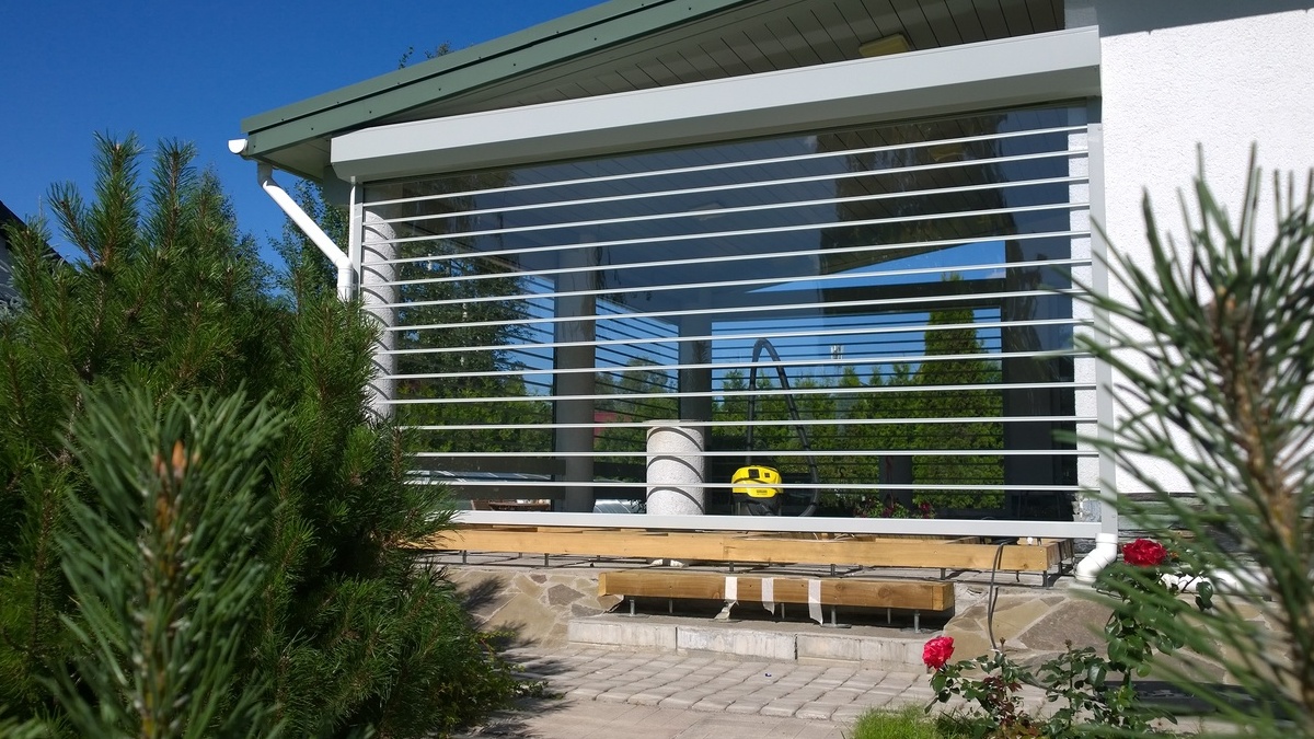 Прозрачные роллеты 